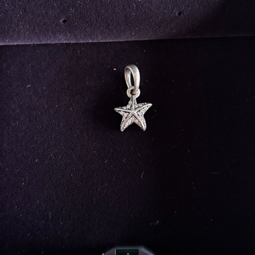 Pandora Starfish Dangle Charm with Swarovski Crystals